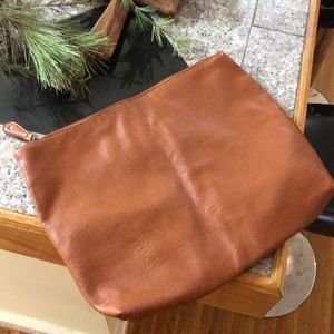 Free People Vegan Leather Laptop Case/ Clutch